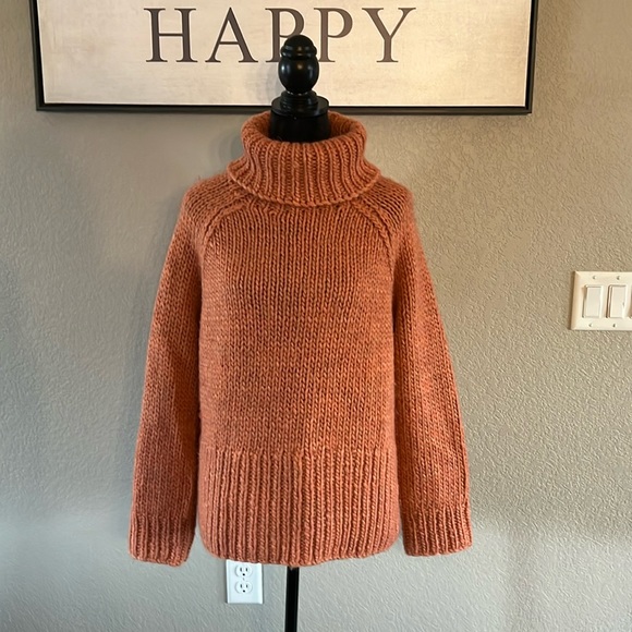 Madewell Handknit Cozy Turtleneck Sweater XL - Picture 2 of 10